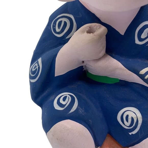 Japanese Figurines Hakata Doll Association Boy Girl Doll Resting Bisque Culture - Picture 12 of 12